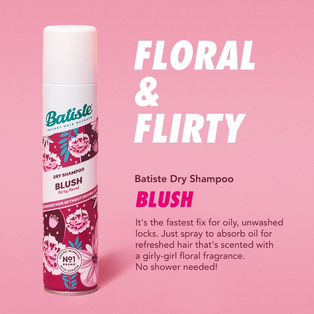 NEW Lot of 6x [Batiste] BLUSH Dry Shampoo - Full size, not travel! - Picture 3 of 9